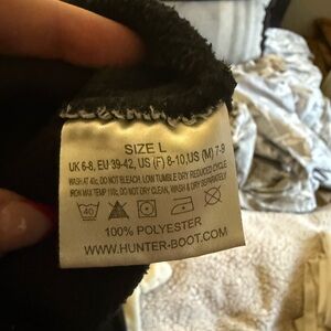 Hunter Black boot socks